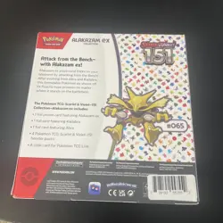 Pokemon TCG 151 Alakazam ex Collection Box Sealed Scarlet And Violet HOT ITEM! - Image 2