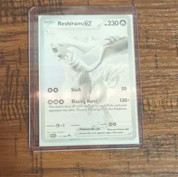 Pokemon Reshiram EX 173/086 SV11W White Flare Full Art Holo Rare Card - Image 1