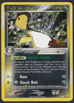 Pokemon Dark Ampharos 2/109 Reverse Holo EX Team Rocket Returns - Image 1