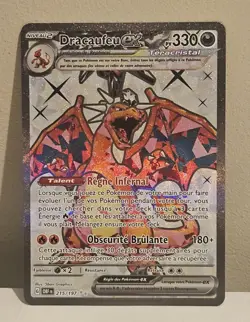 Dracaufeu Ex 215/197 FA carte Pokemon EV03 Flammes Obsidiennes OBF - FR - Neuf - Image 1