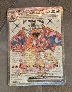 Dracaufeu Ex 215/197 FA carte Pokemon EV03 Flammes Obsidiennes OBF - FR - Neuf - Image 4