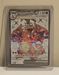 Dracaufeu Ex 215/197 FA carte Pokemon EV03 Flammes Obsidiennes OBF - FR - Neuf - Image 5