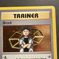 2000 Pokemon - Brock #15/132 - Gym Heroes Swirl - Holo Rare - Trainer - LP - Image 3