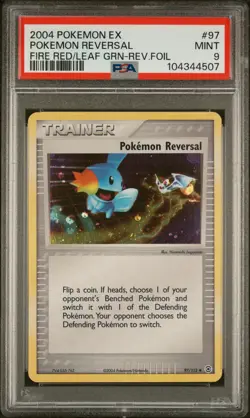 2004 Pokemon Ex Fire Red & Leaf Green #97 Pokemon Reversal Rev.Foil PSA 9 - Image 1