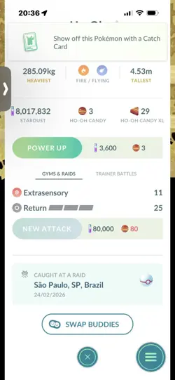Pokemon Go Shiny Legendary Ho-Oh ( Purifed ) ( Background) - Image 2
