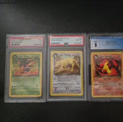 Graded Dark Pokemon Slabs CGC and PSA - Image 1