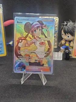 Pokemon TCG Rosa Full Art Ultra Rare Trainer Holo 236/236 Sm-Cosmic Eclipse - Image 1