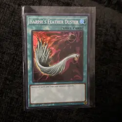 Yu-Gi-Oh Harpie's Feather Duster EG01-EN022 Super Rare NM/MINT - Image 1
