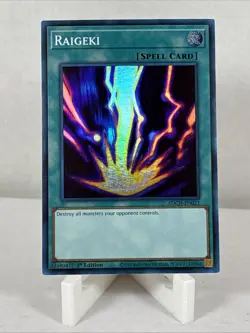 Yugioh - Raigeki SDCH-EN021 1st Super Rare - Image 1