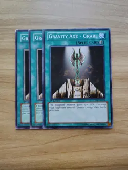 Yu-Gi-Oh - Gravity Axe Grarl 3X - Full Playset - Image 1