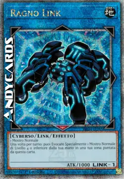 RAGNO LINK (Link Spider) • Quarter Century • MP24 IT045 • 1Ed • Yugioh ANDYCARDS - Image 1