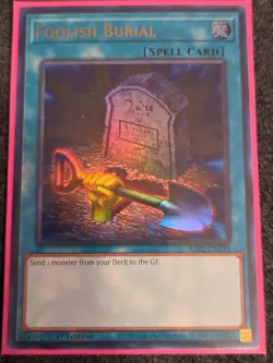 x1 Foolish Burial - RA02-EN049 - Ultra Rare - 1st Edition Yu-Gi-Oh! VLP - Image 1