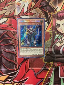 Yugioh Playset x3 Noble Knight's Shield-Bearer BROL-EN017 Secret Rare 1st Ed NM - Image 2