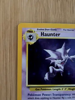 Pokemon Haunter 6/62 HOLO Fossil 1999 WOTC TCG Card - MP - Image 3