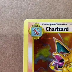 1999 Pokemon TCG Charizard Base Set Holo Shadowless Rare Card 4/102 - Image 5
