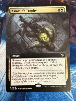 Assassin's Trophy (Extended Art) Murders at Karlov Manor Regular NM-M Unplayed - Image 1