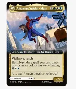 Magic The Gathering Peter Parker Amazing Spider Man Exclusive Promo MTG - Image 2