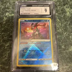 2022 Pokemon Astral Radiance - Radiant Greninja 046/189 CGC 9 - Image 1