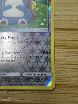 2019 POKEMON SNORLAX 158/214 -UNBROKEN BONDS- RARE- HOLO - Image 5