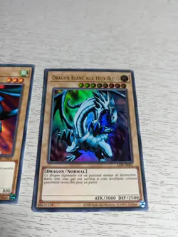 Carte Yu-Gi-Oh! LOB-25TH-FR001 Dragon Blanc aux Yeux Bleus, FR, CCC 9,5 - Image 4