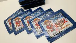 Genuine Yu-Gi-Oh! GX Sealed Sticker Booster Packs Bundle Lot 2008 X5 Packs - Image 2