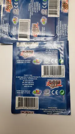 Genuine Yu-Gi-Oh! GX Sealed Sticker Booster Packs Bundle Lot 2008 X5 Packs - Image 4