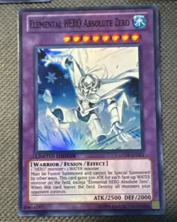 Yugioh TCG Elemental Hero Absolute Zero GENF-ENSE1 Limited Edition VLP - Image 2