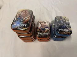 LOT OF 10 ONE PIECE TIN PACK SET VOL 2 TS-02 OP-13 SEALED BANDAI - Image 2