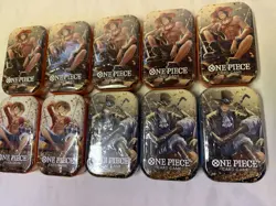 LOT OF 10 ONE PIECE TIN PACK SET VOL 2 TS-02 OP-13 SEALED BANDAI - Image 4
