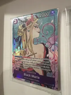 One Piece Black Maria OP08-074 Full Art Illustration Promo Art By Peach Momoko - Image 3