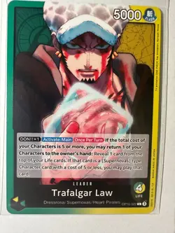 Trafalgar Law Leader OP10-022 One Piece TCG Royal Blood -NM English - Image 1