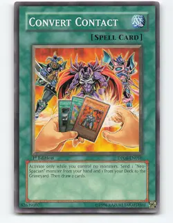 Convert Contact #DP06-EN016 1st Edition Yugioh Card - Image 1