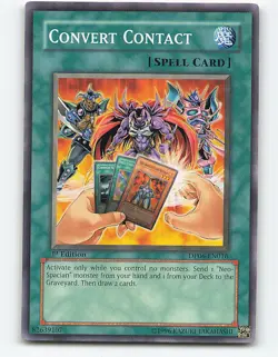 Convert Contact #DP06-EN016 1st Edition Yugioh Card - Image 1