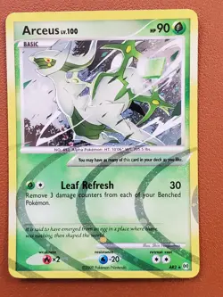 Arceus AR2 Grass Type Platinum Arceus Holo Rare Pokemon TCG Card - NM LP - Image 1