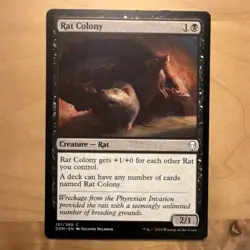 Magic: The Gathering Rat Colony Dominaria 101/269 Creature Black Common 2018 EN - Image 1