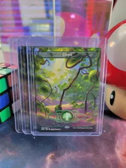 Forest 239 (Borderless) Magic The Gathering Unfinity Regular Land NM x3 - Image 1