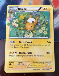 Pokemon TCG Generations Radiant Collection Raichu RC9/RC32 NM - Image 1