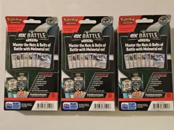 2024 Pokemon Ex Battle Deck Melmetal Ex 3 Box Lot - Image 2