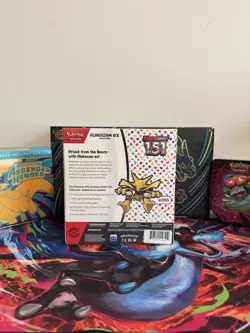 Pokemon Scarlet & Violet 151 Alakazam ex Collection Box Promo Cards Booster - Image 2