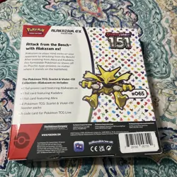 Pokemon TCG 151 Alakazam ex Collection Box Sealed Scarlet And Violet - Image 2