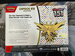 Pokemon "Zapdos EX Collection Box" 151 Sealed X1 - Image 2