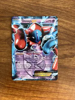 Deoxys EX Team Plasma BW82 Holo Black White Black Star Promo Pokemon TCG Card LP - Image 1