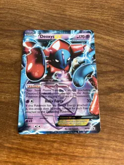 Deoxys EX Team Plasma BW82 Holo Black White Black Star Promo Pokemon TCG Card LP - Image 2