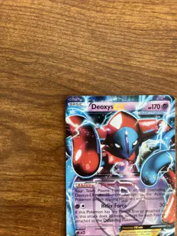 Deoxys EX Team Plasma BW82 Holo Black White Black Star Promo Pokemon TCG Card LP - Image 5
