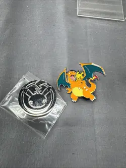 Pokemon TCG Pikachu 25th Anniversary Ultra Premium Collection Metal Coin + Pin - Image 1