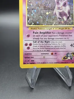 Pokemon Gym Heroes Sabrina’s Gengar 14/132 Holo SWIRL 🍥 MP - Image 4