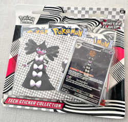 Pokemon White Flare 3-Pack Tech Sticker Collection SV10.5 --Top bent - Image 1