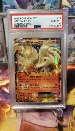 PSA 10 Ninetales EX Generations 2016 XY 13/83 Holo Rare Pokemon TCG *Low Pop* - Image 1