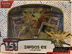 Pokemon TCG Scarlet & Violet 151 Zapdos Ex Collection Box - Image 1