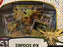 Pokemon TCG Scarlet & Violet 151 Zapdos Ex Collection Box - Image 3